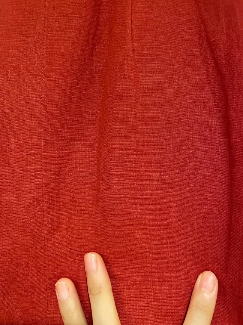 【MARGARET HOWELL】 SHIRTING LINEN SKIRT