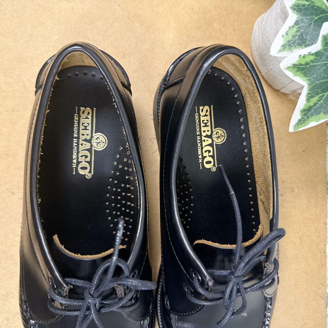 美品✨　SEBAGO セバゴ James 25.5㎝　黒　Uチップ　レザー