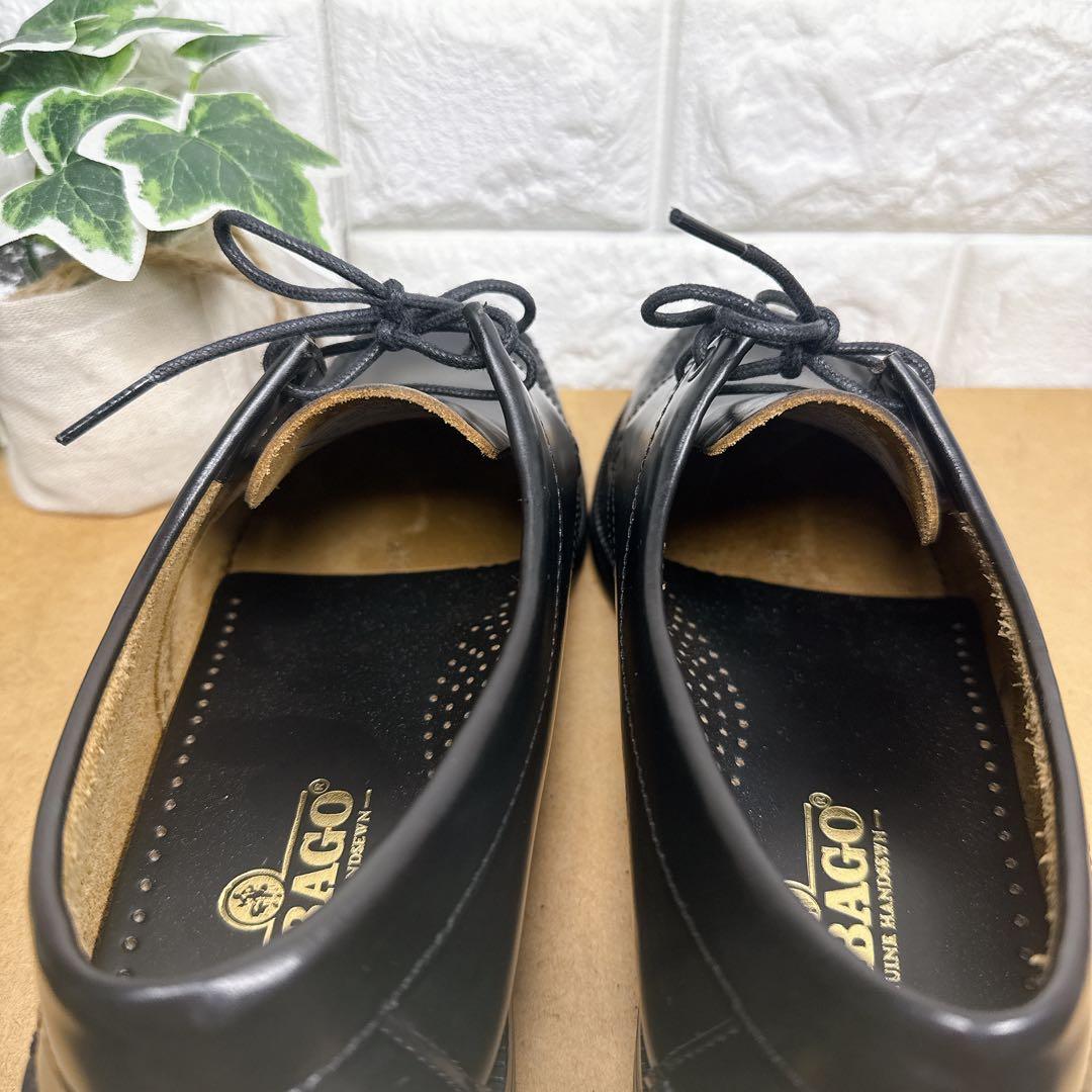 美品✨　SEBAGO セバゴ James 25.5㎝　黒　Uチップ　レザー