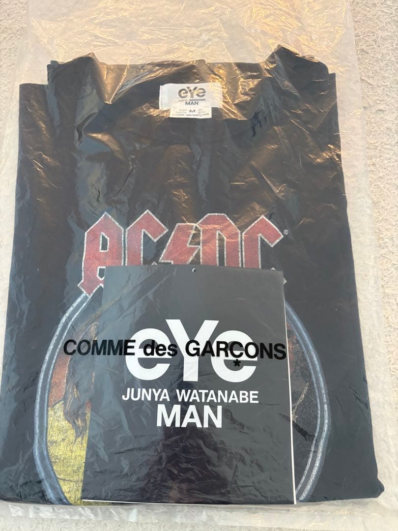 ジュンヤワタナベ AC/DC バンドTシャツ M ブラック