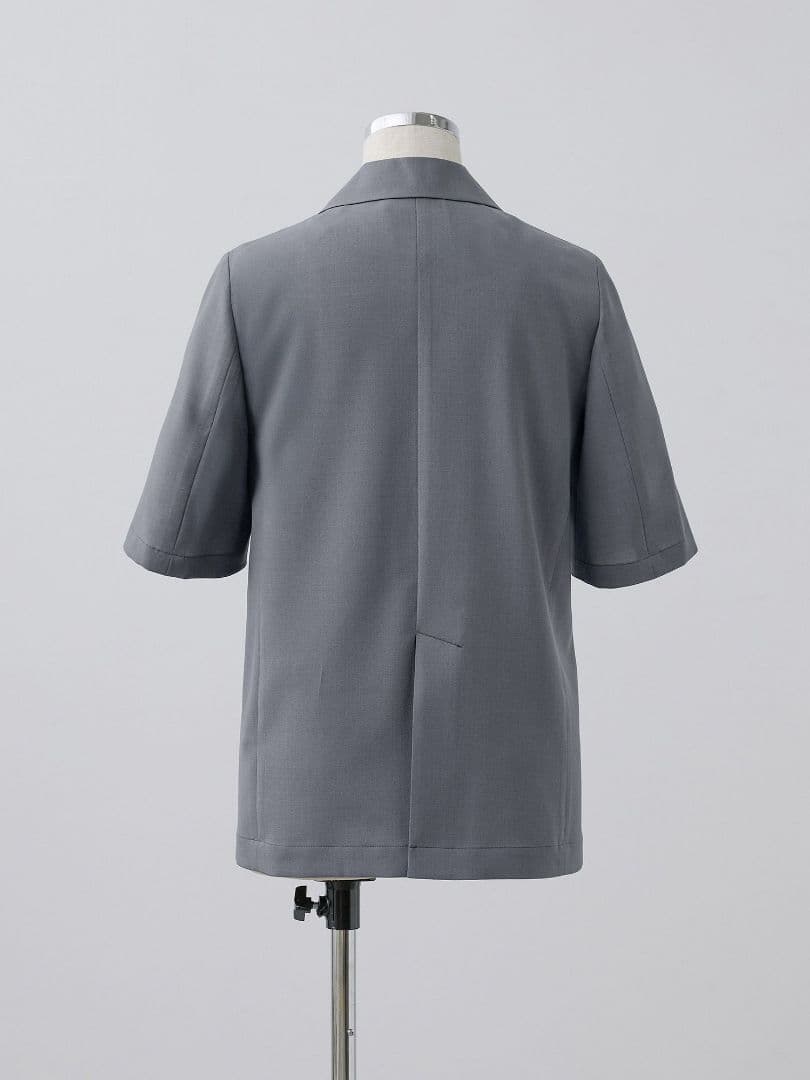 crewre　クルーレ　ショールハーフスリーブジャケット　グレー　サイズ2