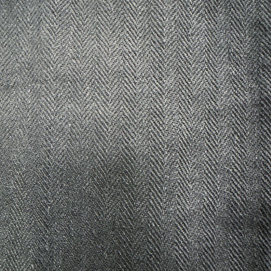 美品 PAPAS パパス リネン100％ テーラードジャケット 黒 日本製