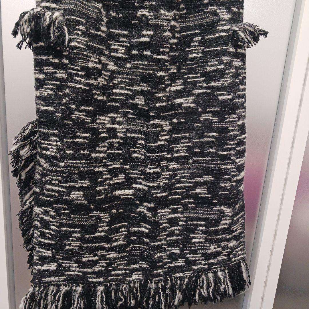 sacai スカート　ロングスカート　ツイードスカート