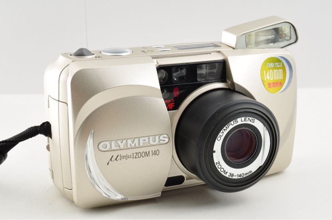 美品　OLYMPUS μ mju 140 ミュー フィルムカメラ