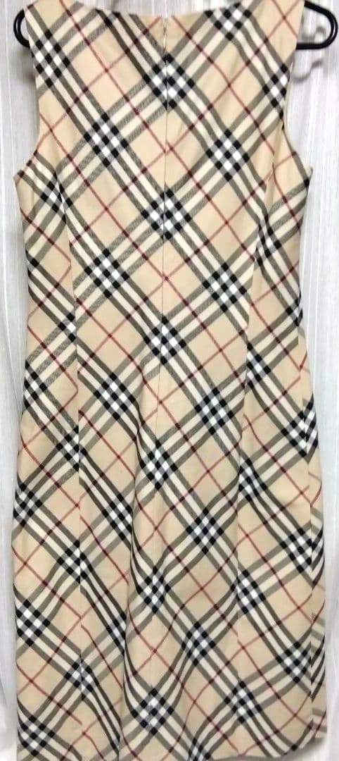 BURBERRY ノバチェック柄ノースリーブワンピース サイズ 38