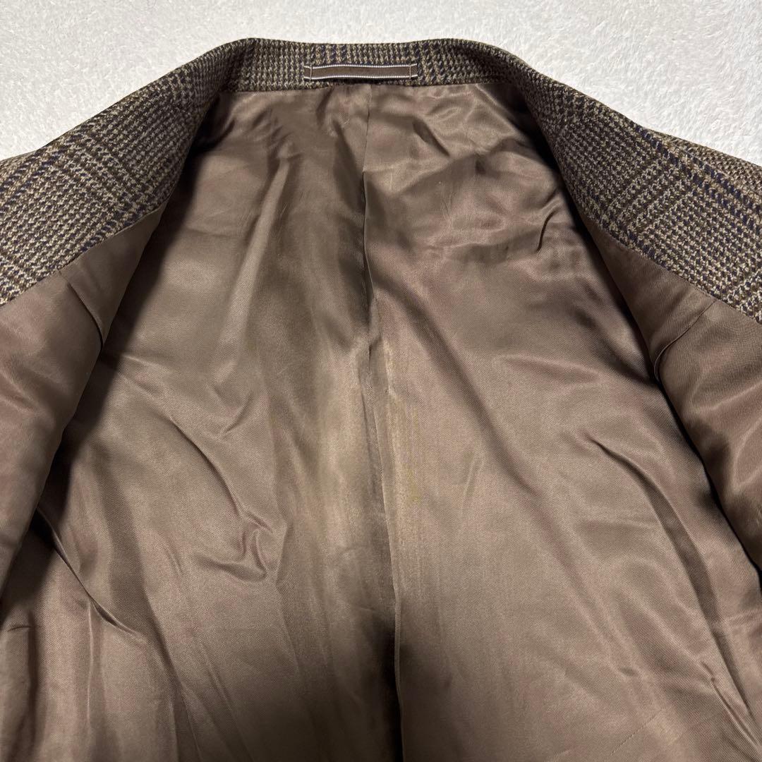 極美品 エルメネジルドゼニア テーラードジャケット 2B カシミヤ混 L 高級