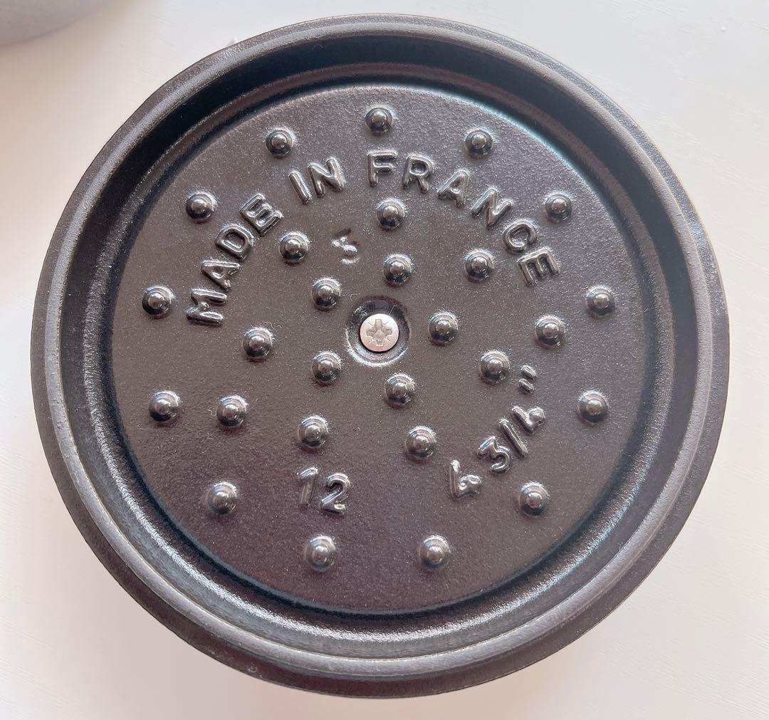 さ*ん様 STAUB LA COCOTTE ラウンド12cmグレー