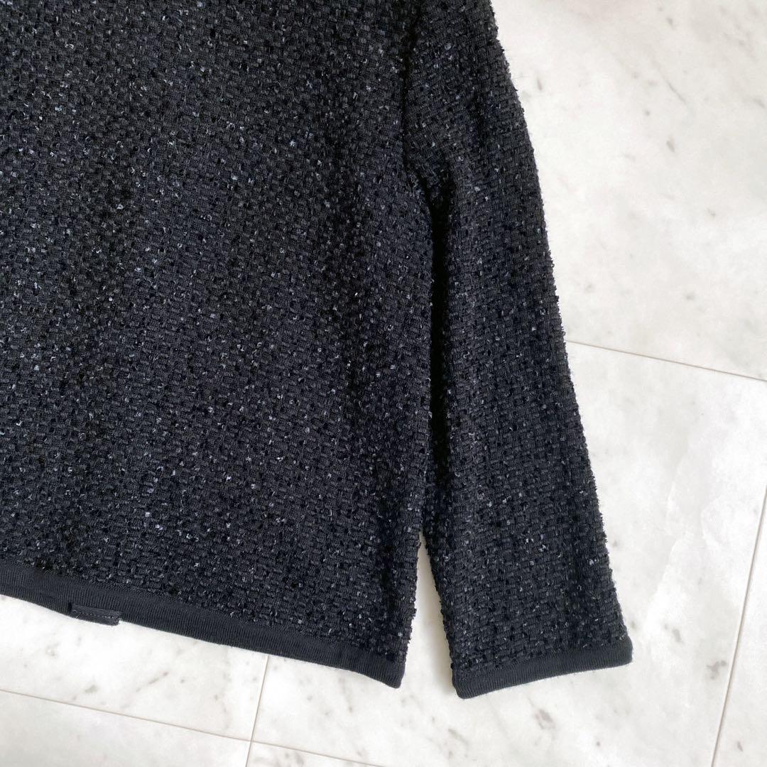 ✨FOXEY フォクシー　デイニットツイードジャケット　ブラック　40