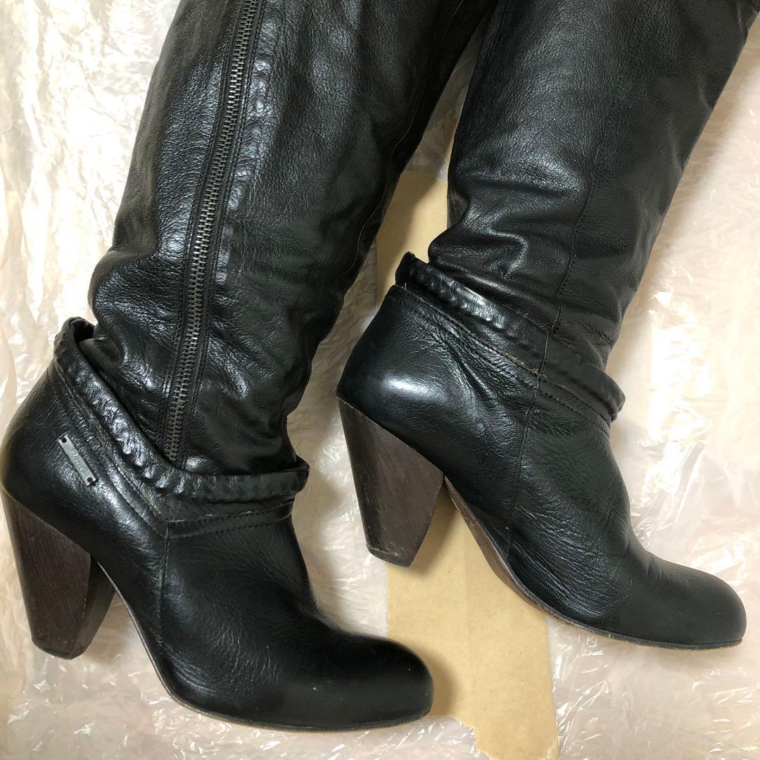 ▼値下げ▼diesel ニーハイブーツ