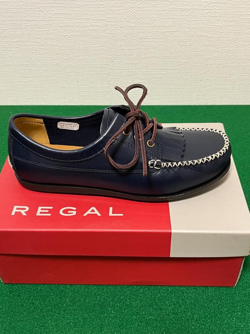 【値下げしました】新品・未使用メンズ REGAL デッキシューズ 24.0cm