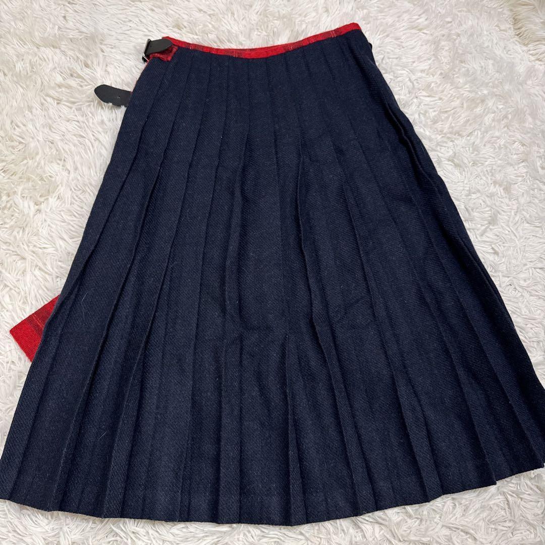 人気！ 極美品✨ オニールオブダブリン 別注 パッチワークキルトプリーツスカート