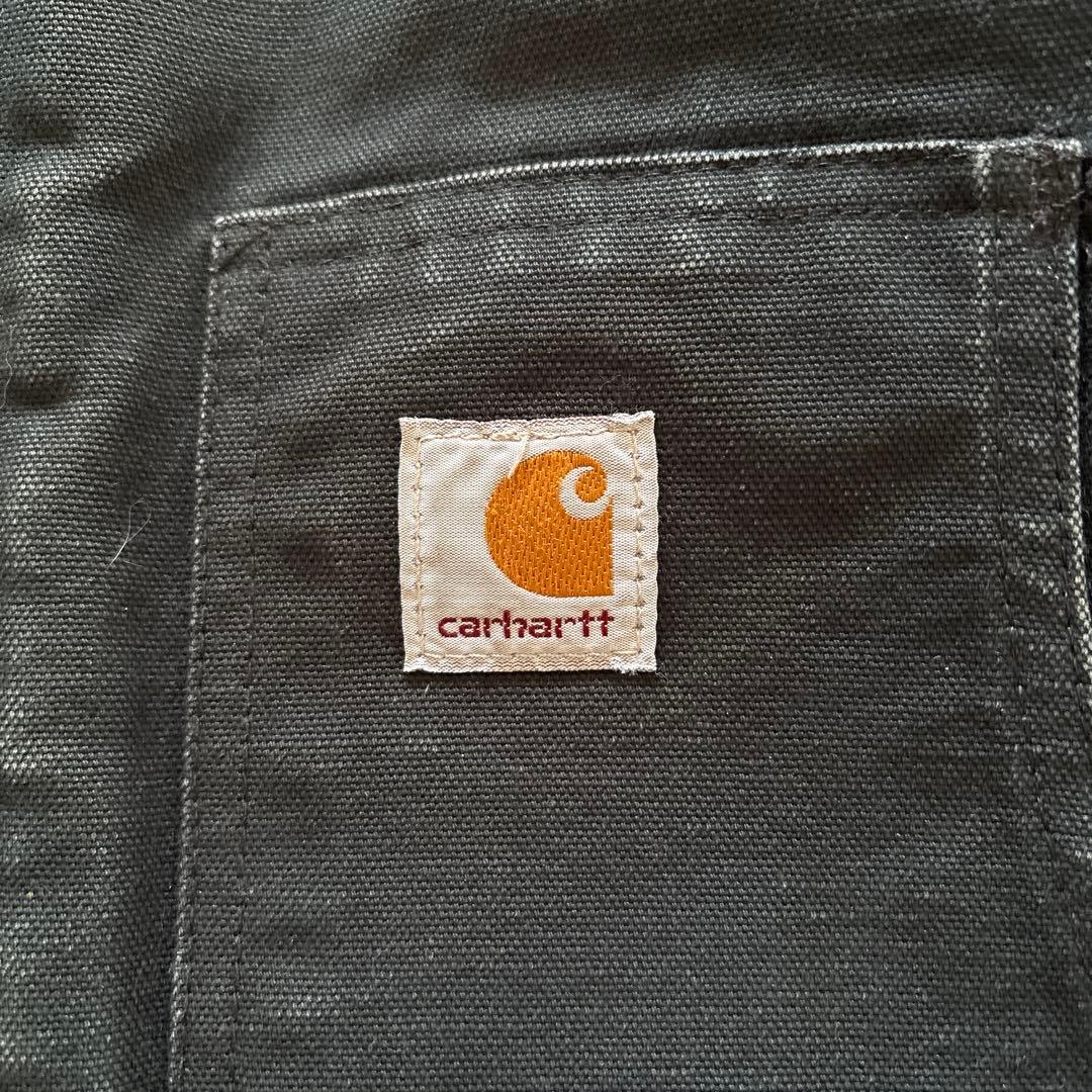 carhartt トラディショナルジャケット　ブラック　フェード　雰囲気