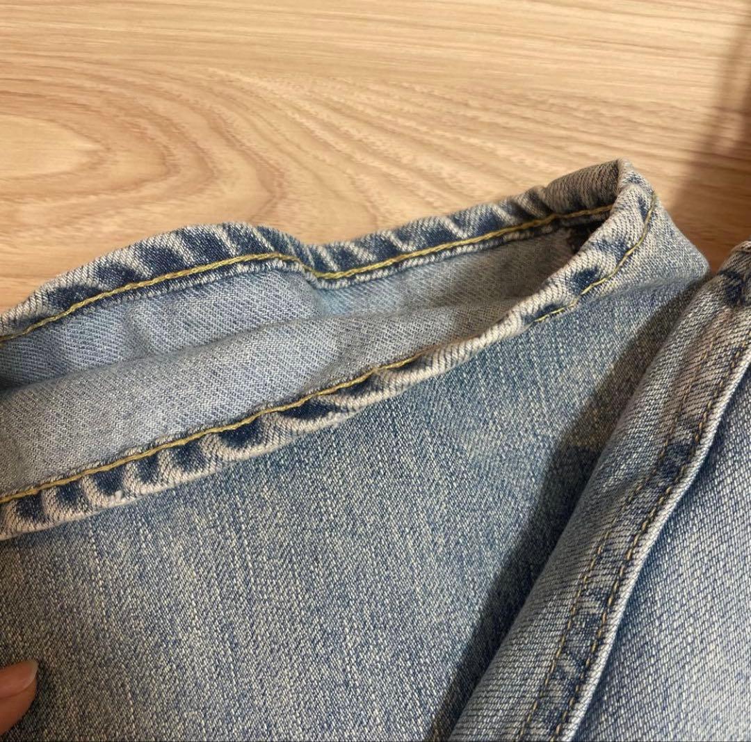 ヤヌーク　Trick Denim ボーイズストレート＇LEA＇