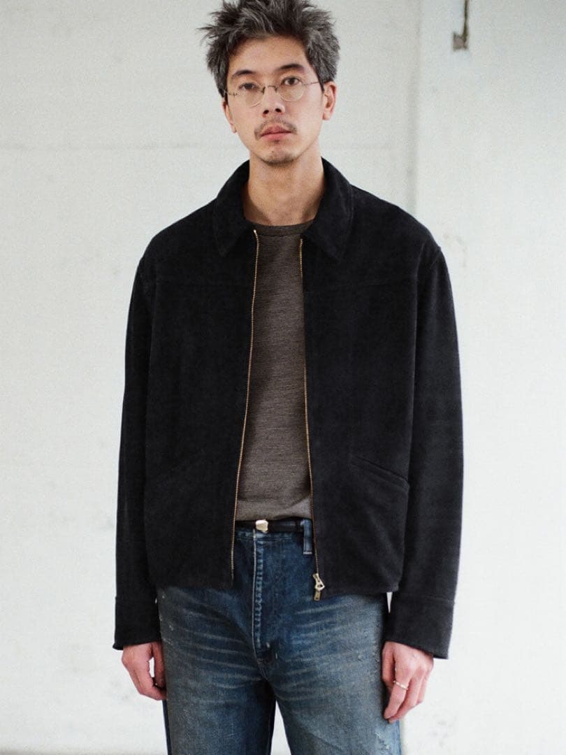 ジャケット・アウター LIDNM Goat Suede Sports JKT