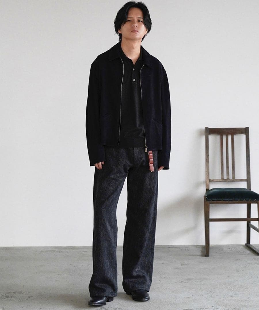 ジャケット・アウター LIDNM Goat Suede Sports JKT