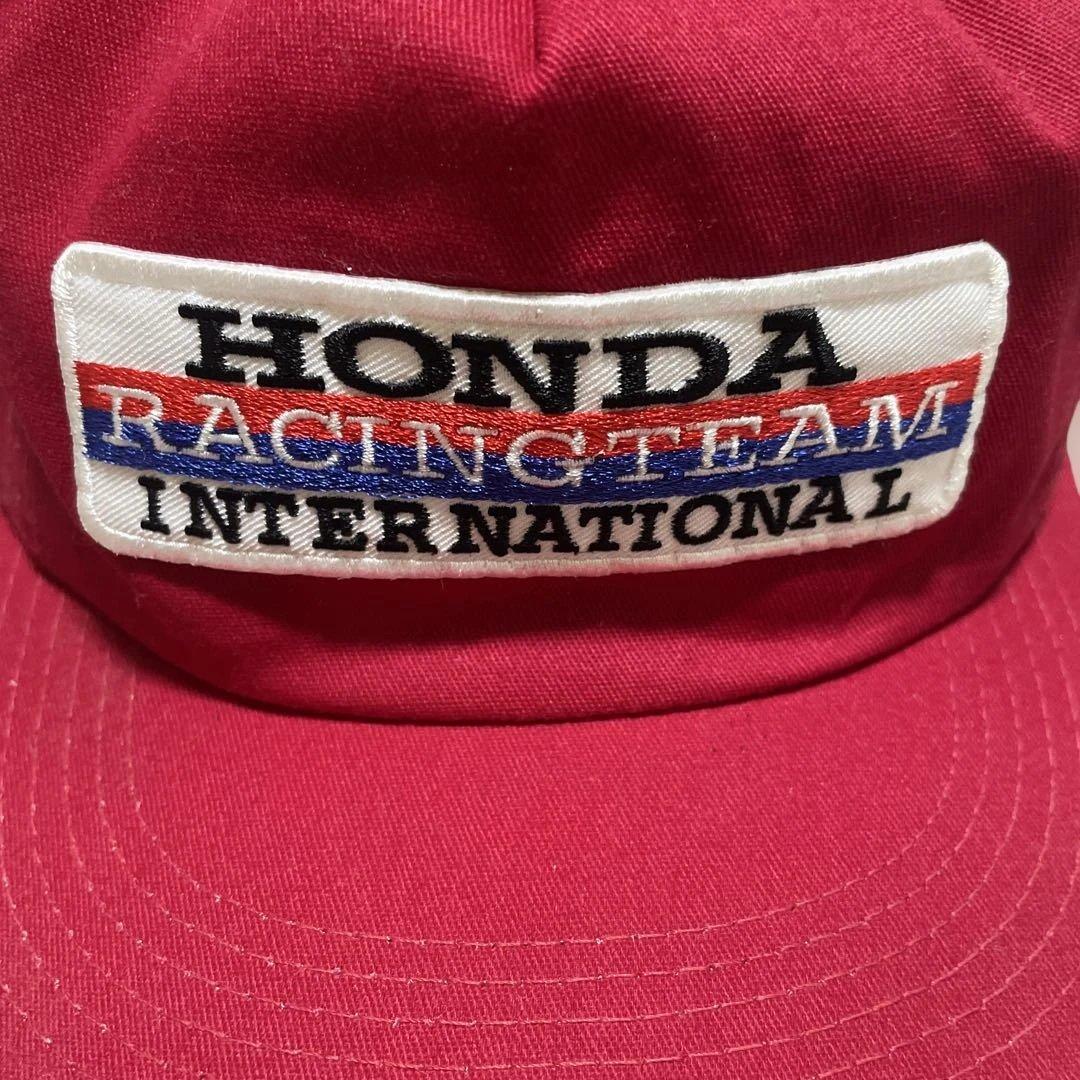80s ホンダ　ビンテージキャップ　USA製　HONDAレーシング