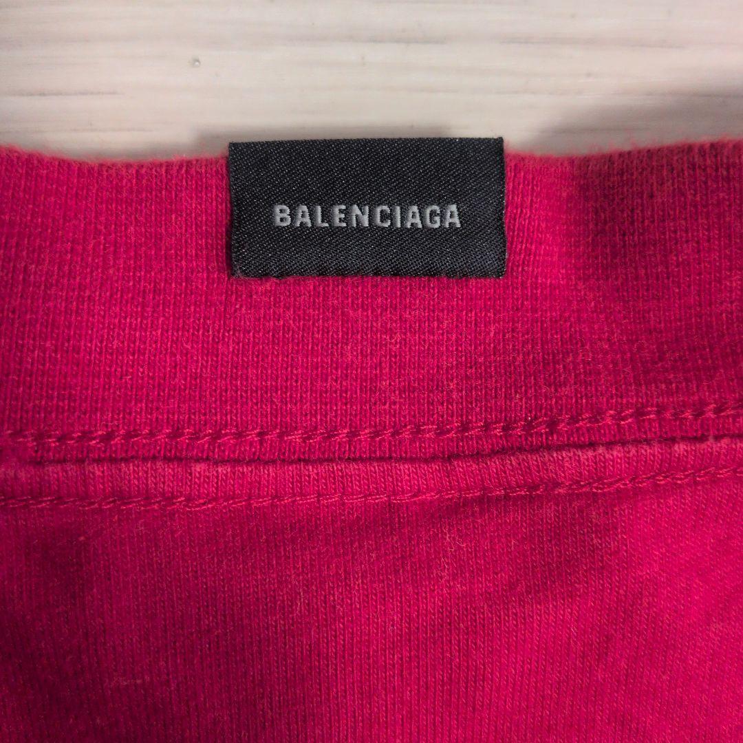 BALENCIAGA レッド Tシャツ ユニセックス