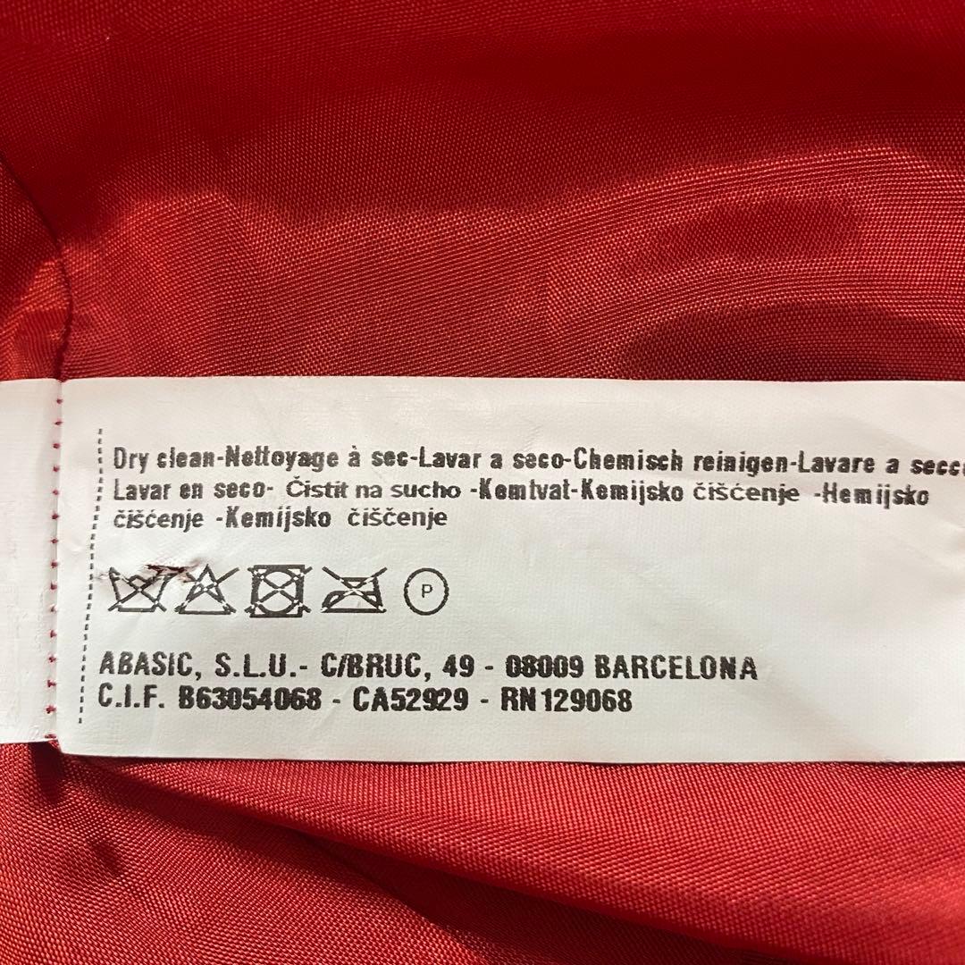 美品✨Desigual ジャガード　切り替え　総柄　薔薇　コート　3XL 派手