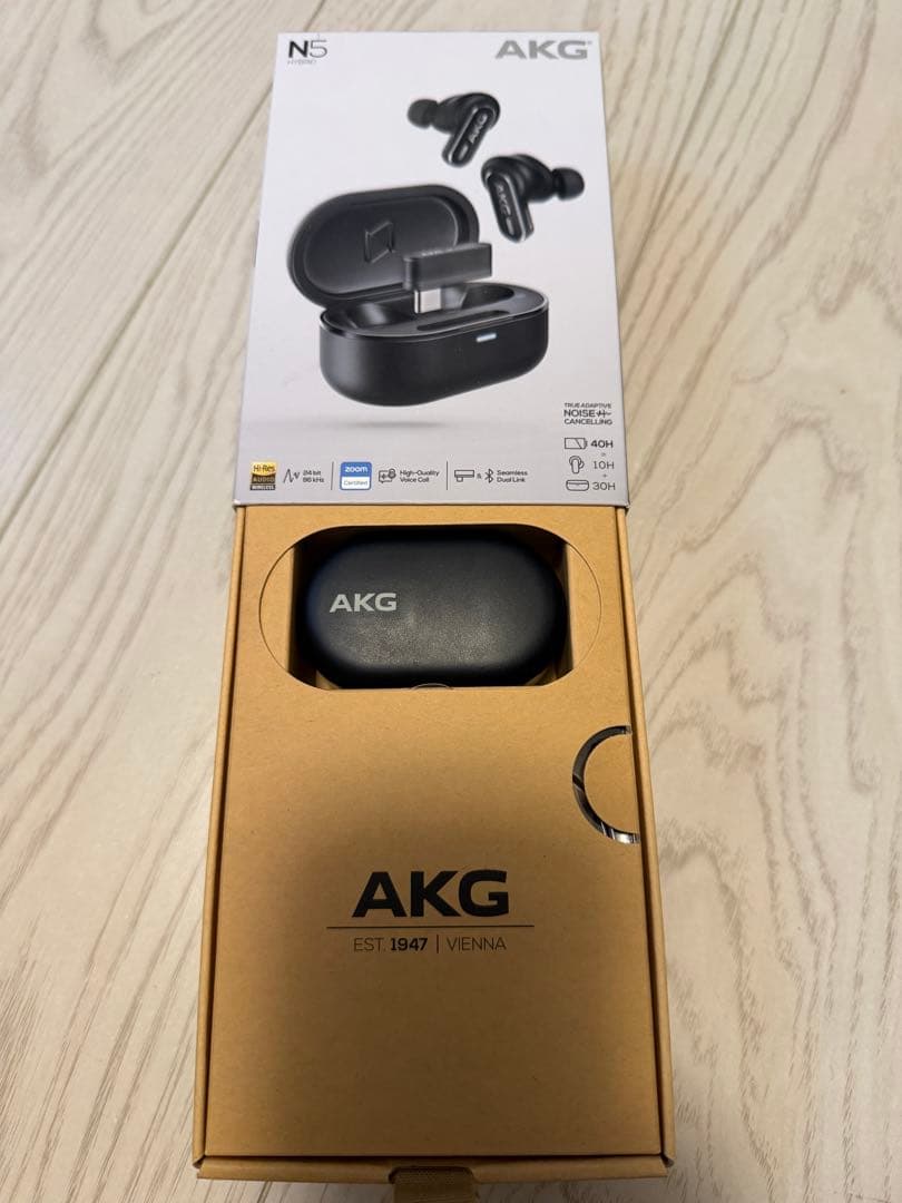 【中古】AKG N5 HYBRID ワイヤレスイヤホン
