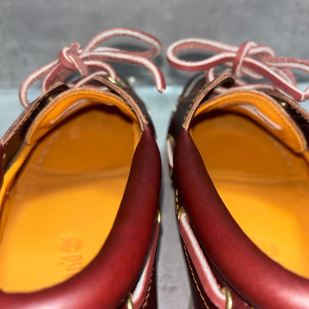 【未使用級】 Timberland デッキシューズ 3Eye 25.5 モカシン