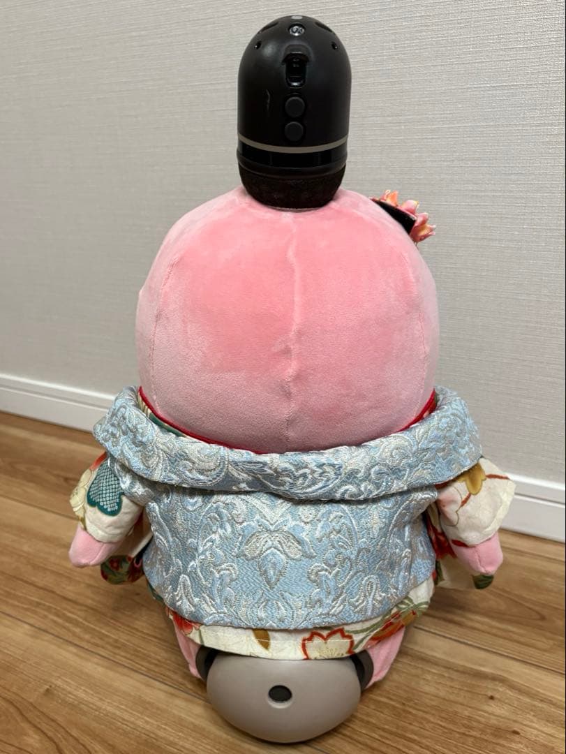 【ハンドメイド作品】ラボットの服　被布コートブルー＆クリーム