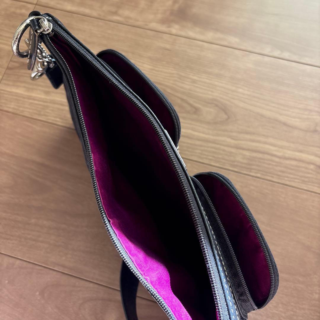 COACH ブラック ボディバッグ ウエストポーチ