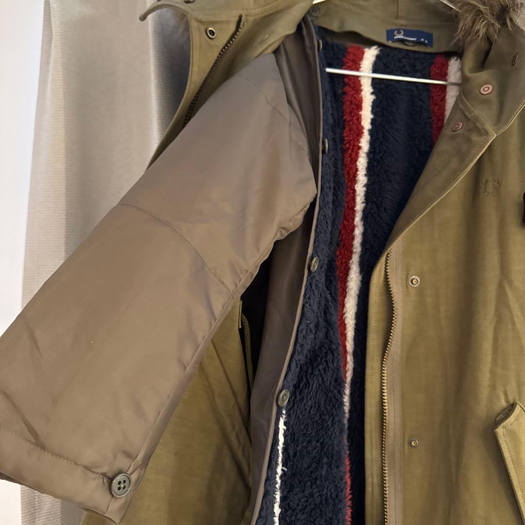 ＊FRED PERRY ＊ フレッドペリー　モッズコート　ライナー付き　カーキ