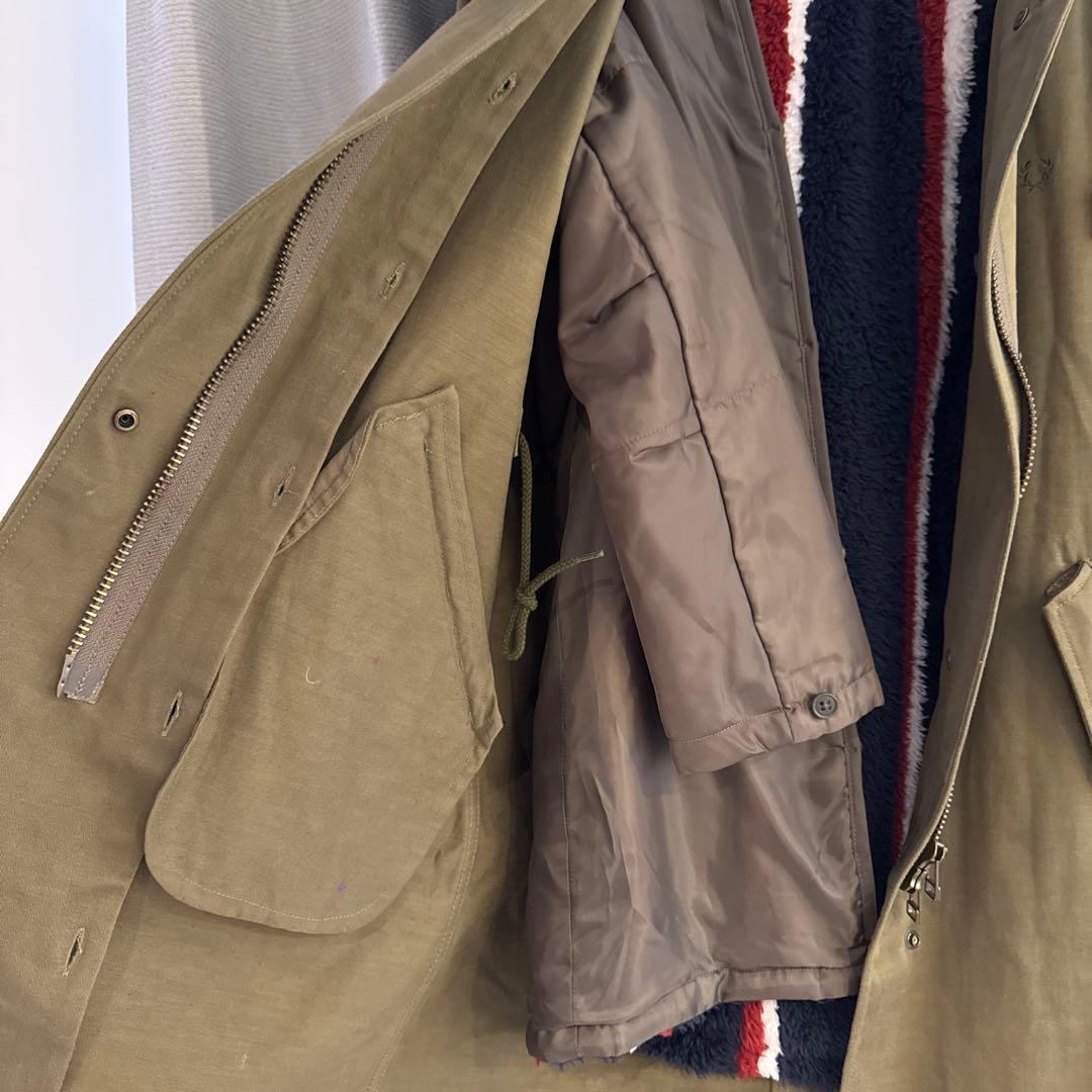 ＊FRED PERRY ＊ フレッドペリー　モッズコート　ライナー付き　カーキ