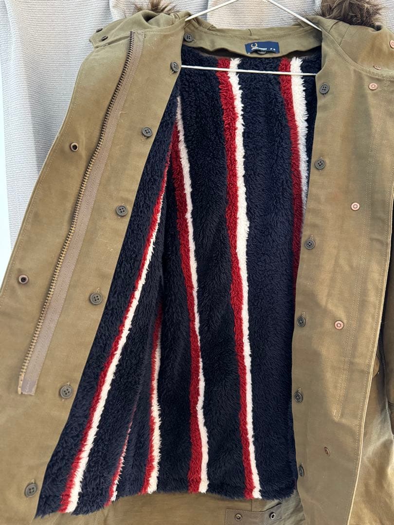 ＊FRED PERRY ＊ フレッドペリー　モッズコート　ライナー付き　カーキ