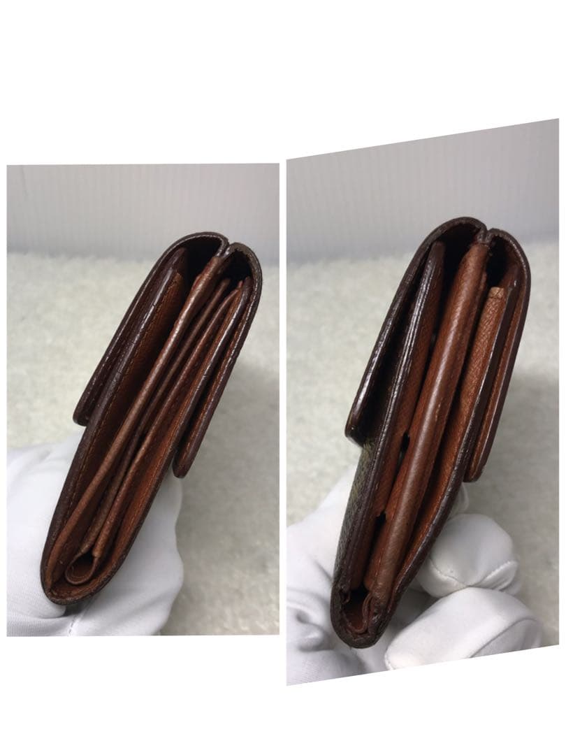 ルイヴィトン モノグラム 三つ折り財布 コンパクト型