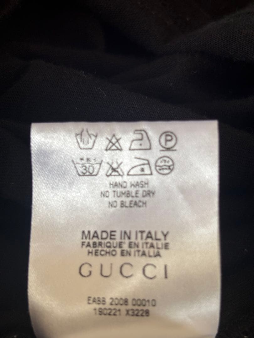 【超希少・XL】GUCCI シェリーライン VネックTシャツ ロゴ刺繍