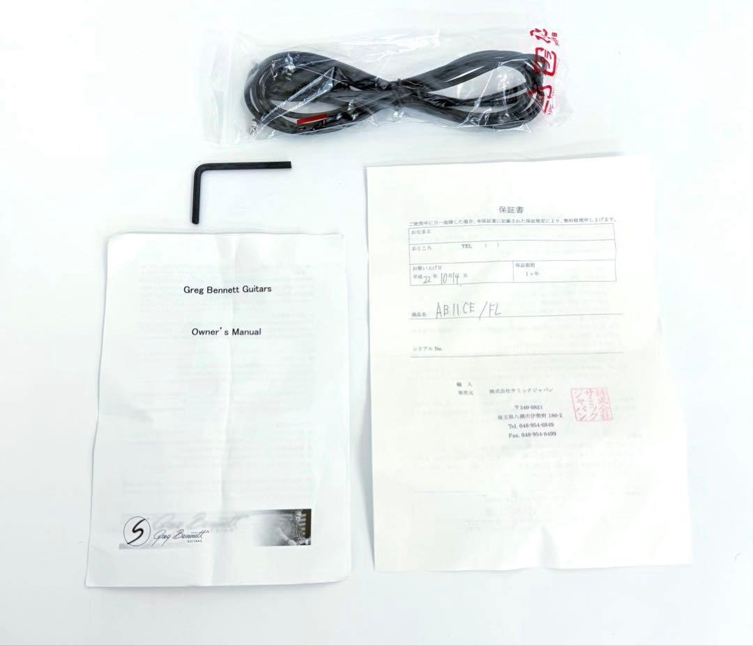 【極上品】Greg Bennett SAMICK AB-11CE FL