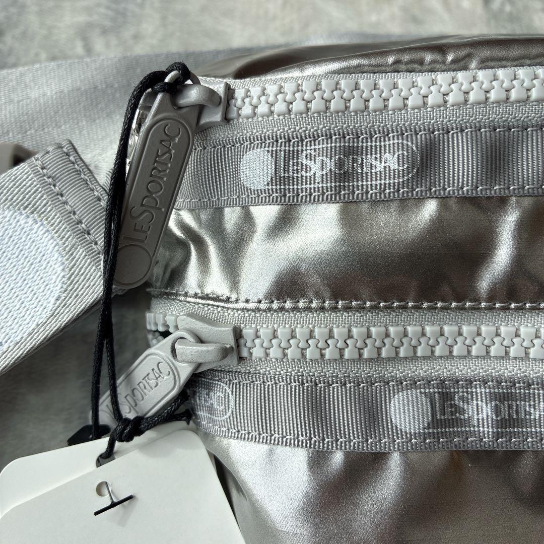 新品タグ付き　完売品　SPUR別注 レスポートサック ボディバッグ シルバー