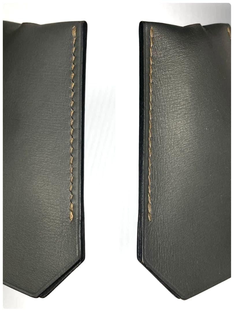 良品　HERMES エルメス　クロシェット　レザー　ネックレス　キーリング　箱付