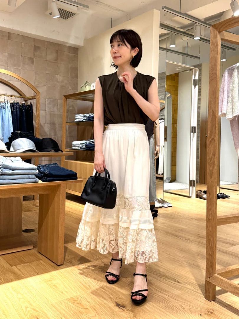 レースティアードスカート☆