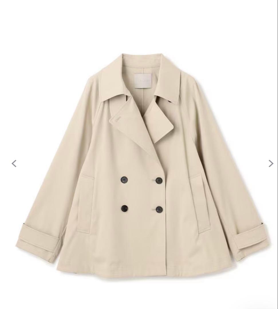 アンフィーロ　ショート　トレンチ　Sサイズ　ベージュ　美品　UNFILO
