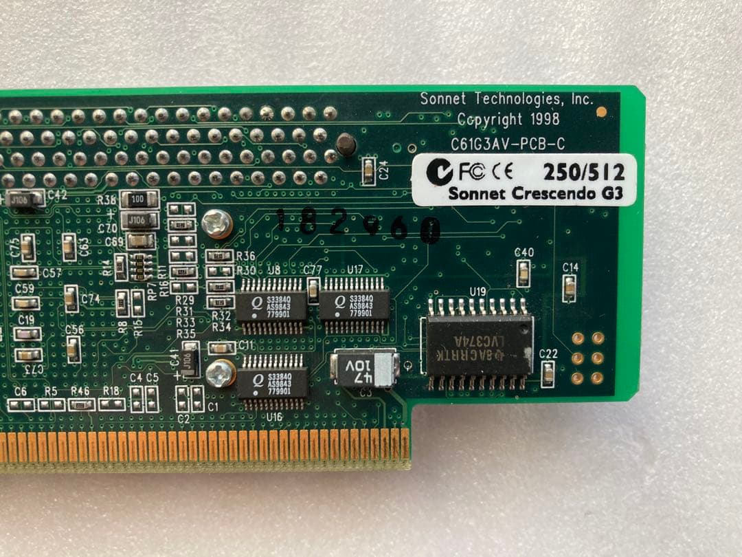 Sonnet G3 Nubus プロセッサーアップグレードカード