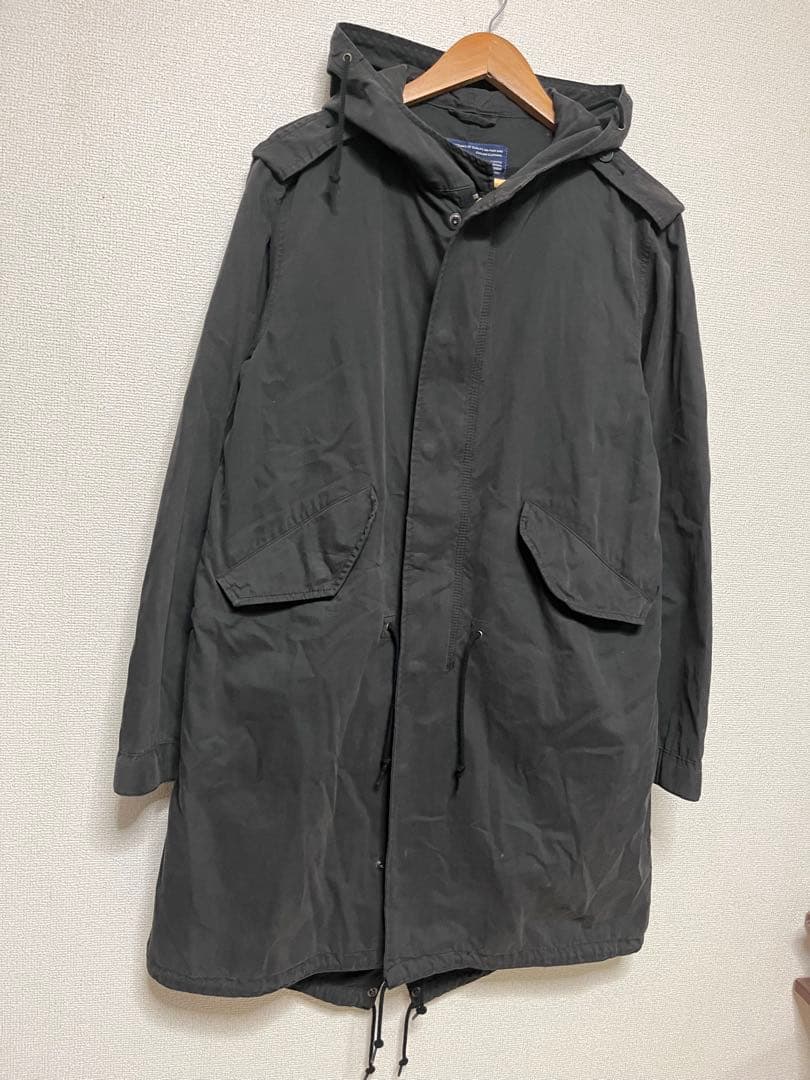 AVIREX M-65 フィッシュテール モッズコート シェルのみ 黒 L