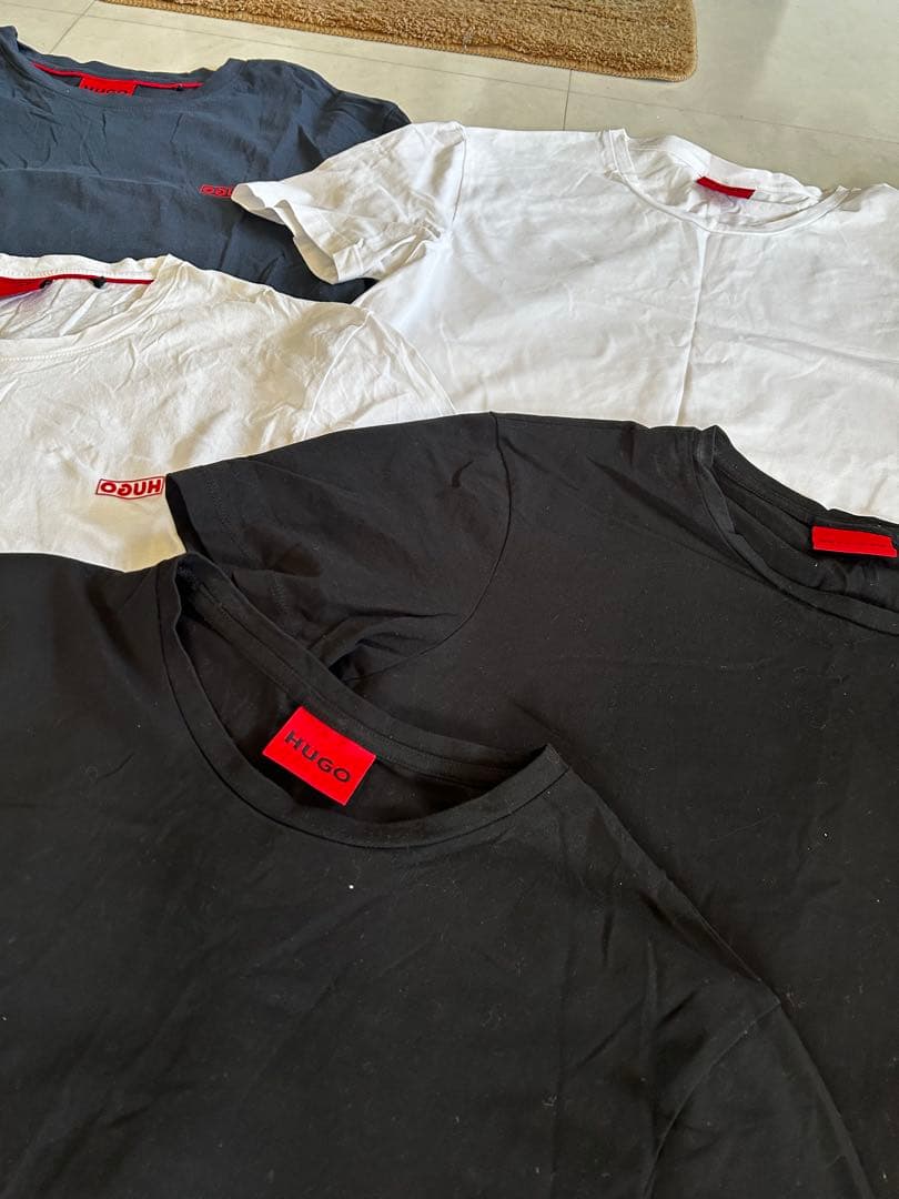 【新品未使用】HUGO Tシャツ 5枚セットブラック ホワイト グレー ネイビー