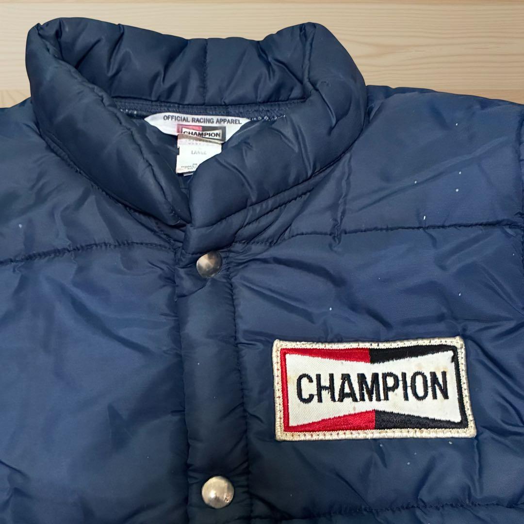 ビンテージChampion plug レーシングベスト チャンピオンプラグ