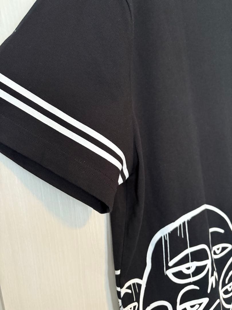 美品　Haculla ハキュラ Faces Motif Tシャツ M 黒 完売品