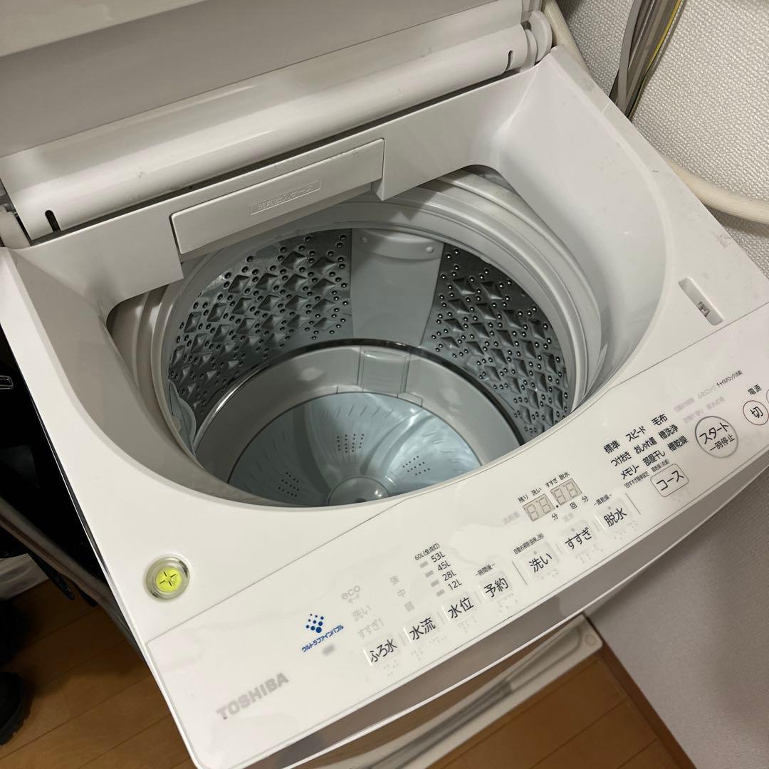 是空さま専用Toshiba 縦型洗濯機 7kg 2019年製 ホワイト