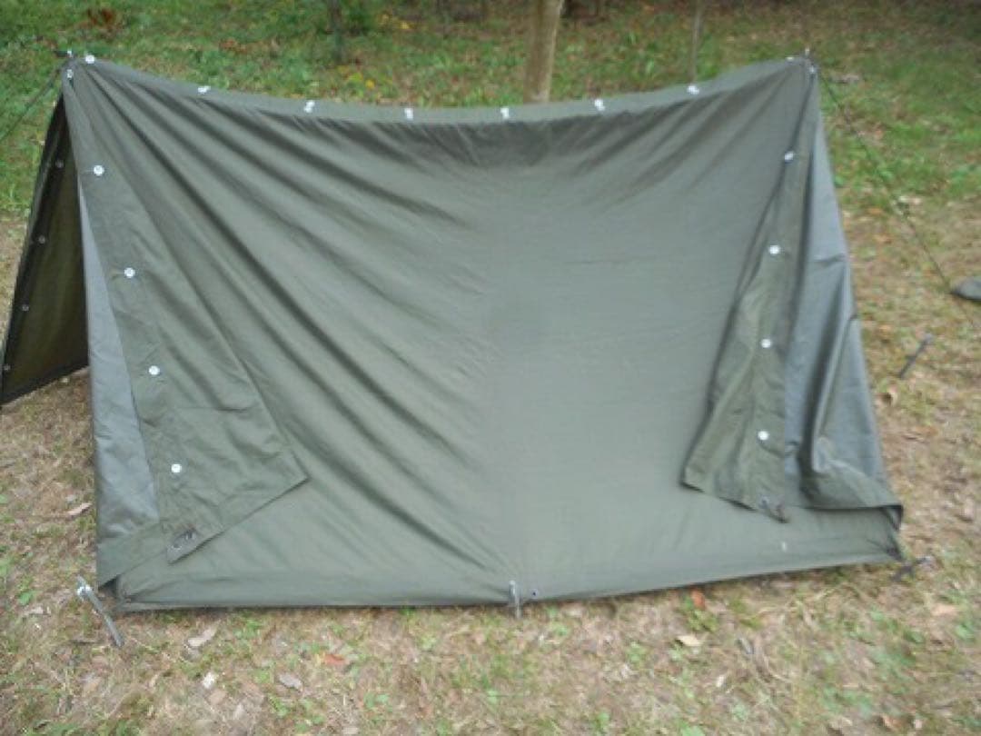 ユ*ロ様 良品オーストリア軍幕　軍放出品　パップテント2枚組