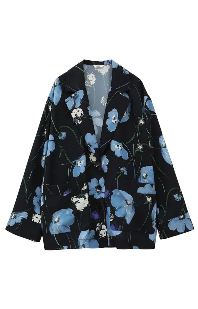 ジャケット・アウター CLANE MULTICOLORED FLOWER SHIRT -
