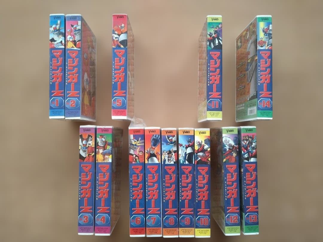E*a様 マジンガーZ (Mazinger Z) VHS ビデオテープ　14本セ