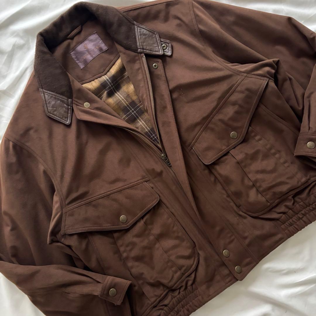 00’s vintage 短丈ブルゾン ブラウン アメカジ シティーボーイ