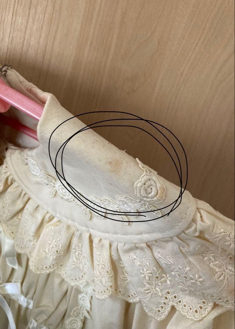 cornet バルーン ワンピース リボン レア レース 懐古 ロリータ キナリ