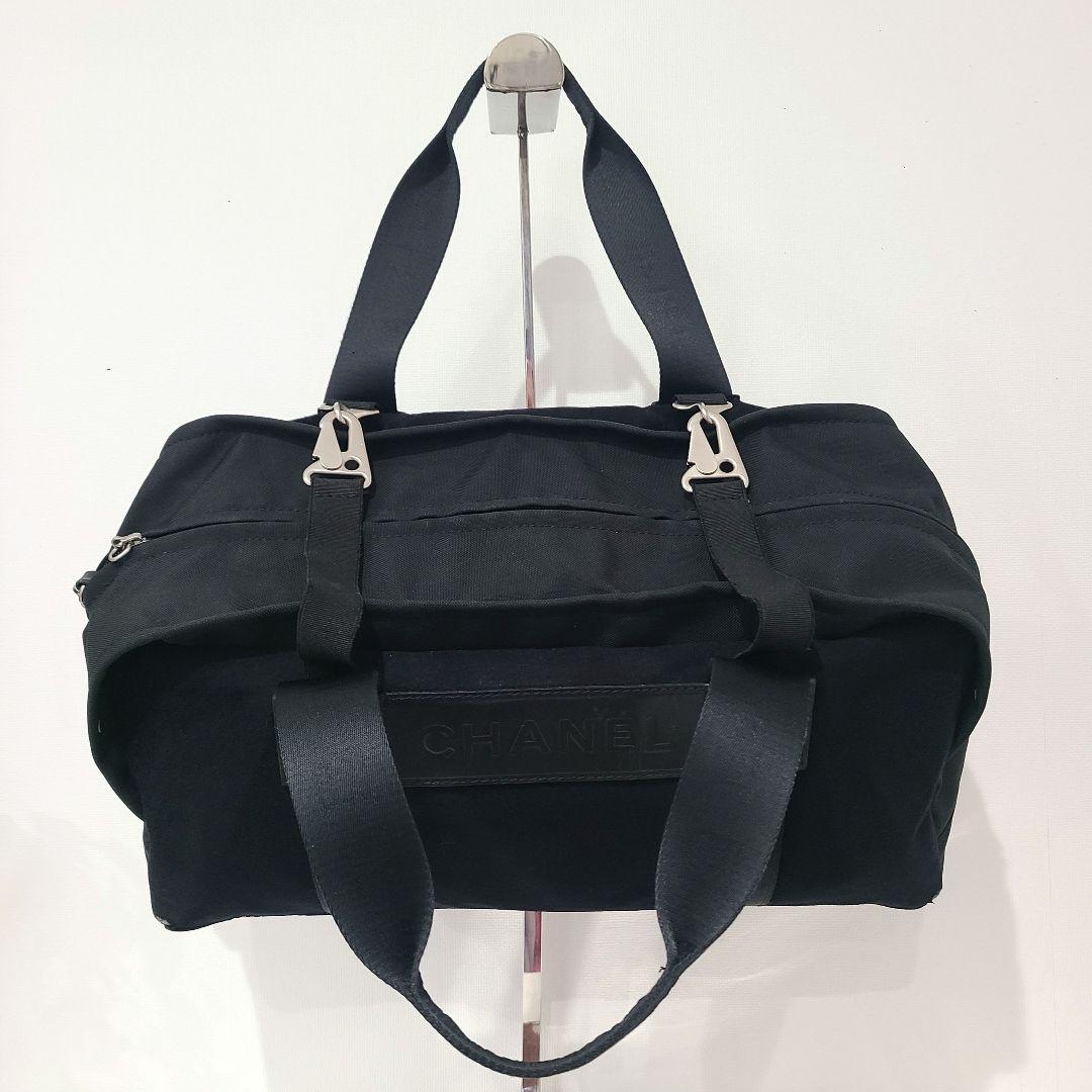 【sshr】CHANEL スポーツライン ボストン メンズ レディース 黒