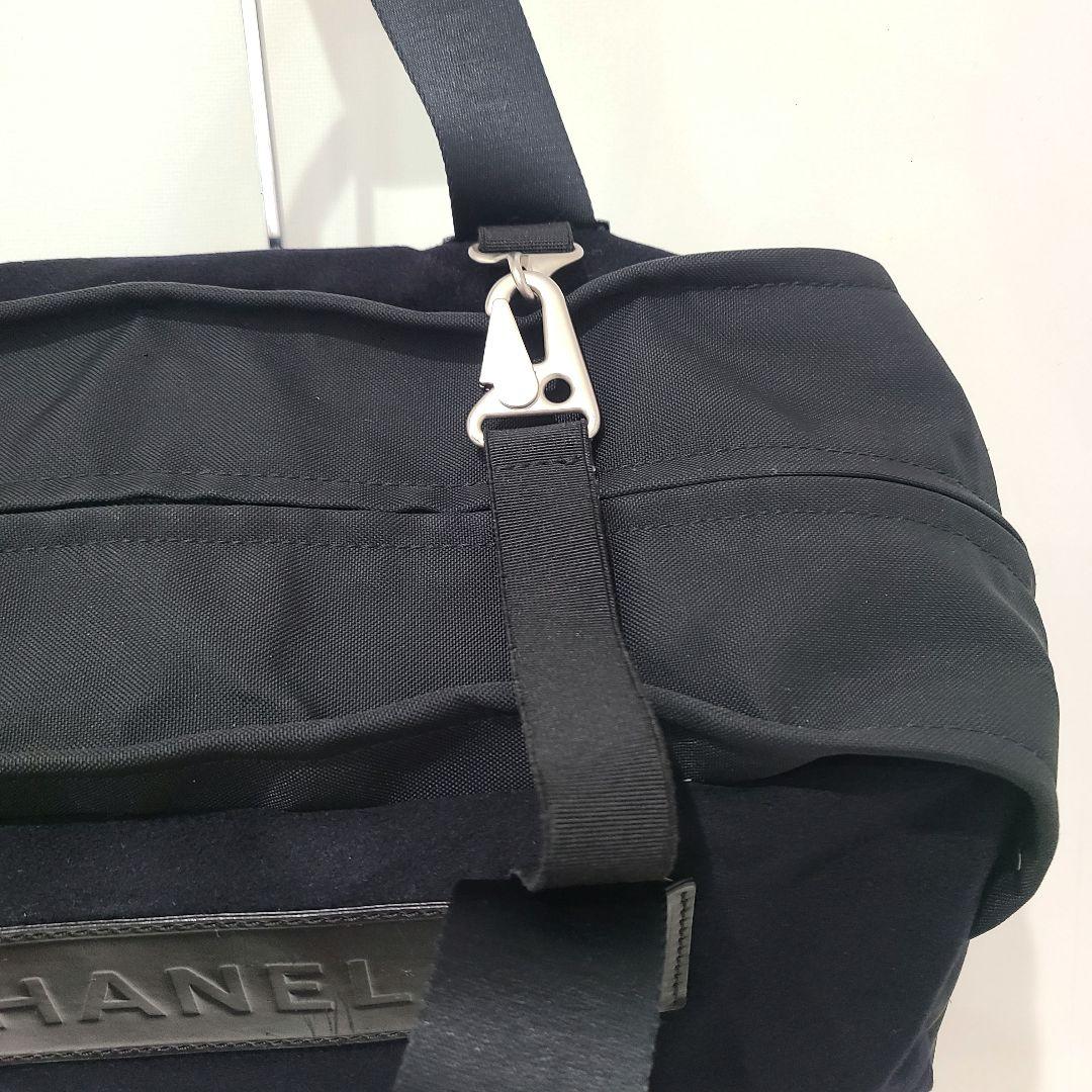 【sshr】CHANEL スポーツライン ボストン メンズ レディース 黒