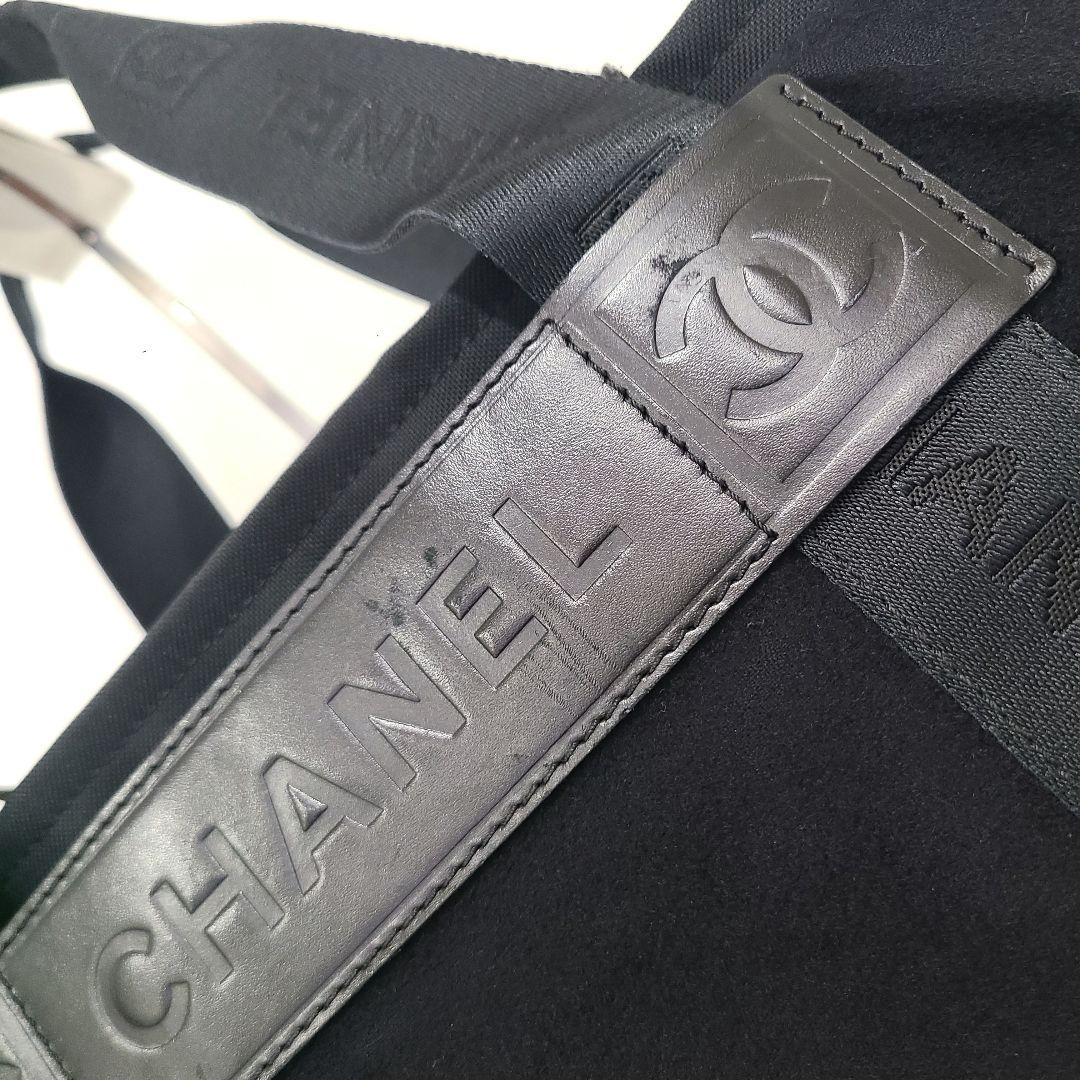 【sshr】CHANEL スポーツライン ボストン メンズ レディース 黒